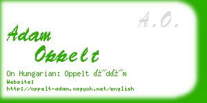 adam oppelt business card